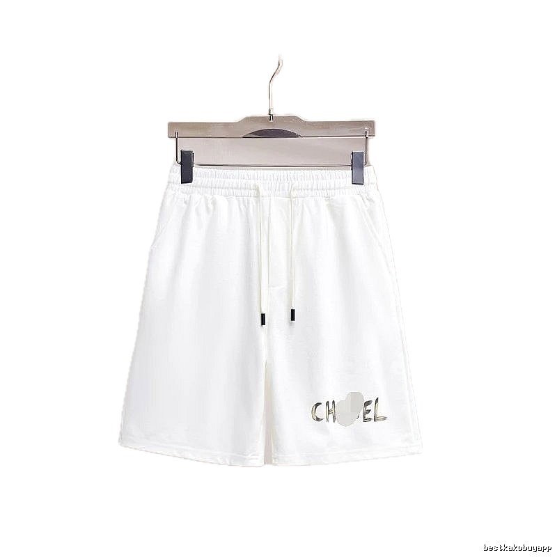 Chanel Printed Casual Style White Sports Shorts