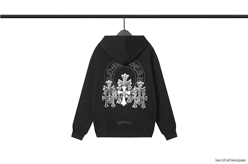 Chrome Hearts 2089-72 Black Cross Graphic Hoodie Easy Pairing