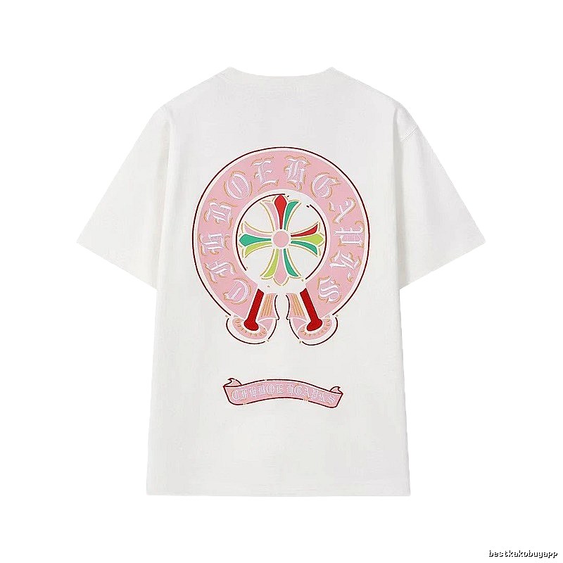 Chrome Hearts Cross Print Street Style Off-white T-Shirt