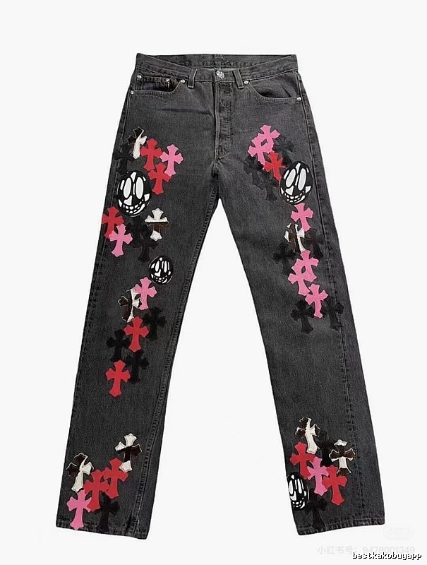 Chrome Hearts Daily Graphic jeans Light Denim Jeans for City Outfits