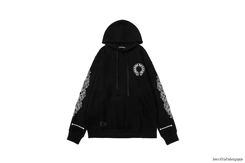Chrome Hearts Resort Cross graphic hoodie Black Blue Cross with Premium Look