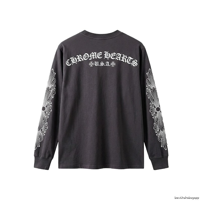 Chrome Hearts retro style black long-sleeve