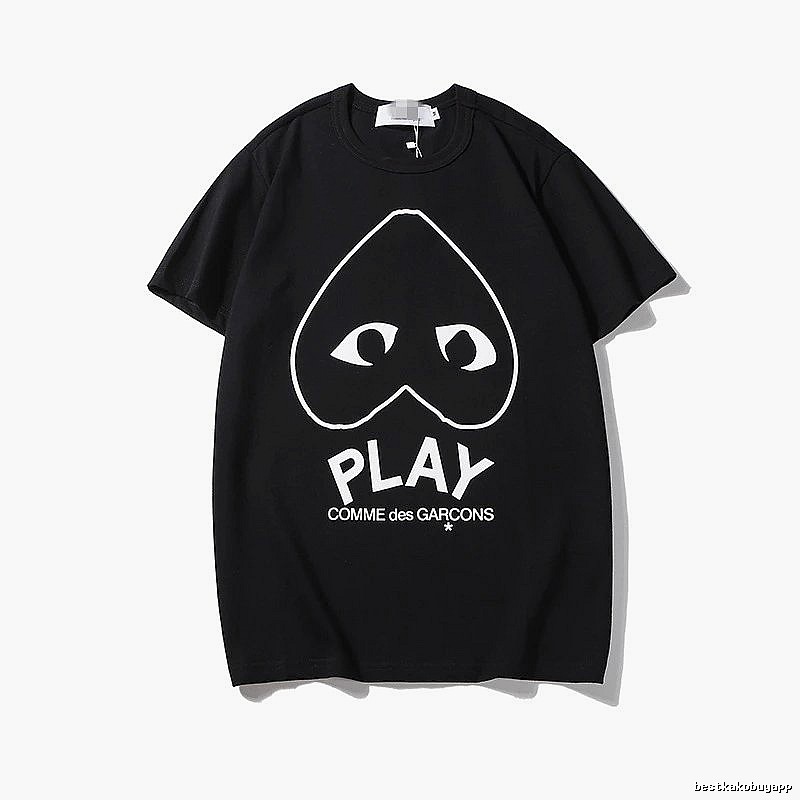Comme des Garcons PLAY 2023-12 Black Style 2312 Heart Logo T-Shirt Travel Pack