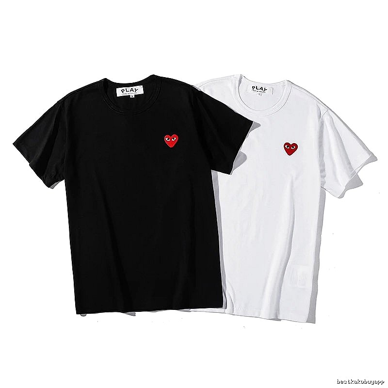 Comme des Garcons PLAY Graphic Tee Focus Heart Logo T-Shirt Daily Styling