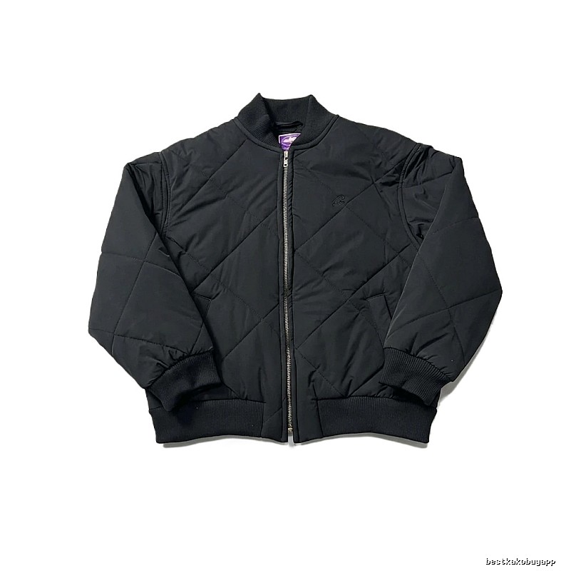 Corteiz black quilted jacket