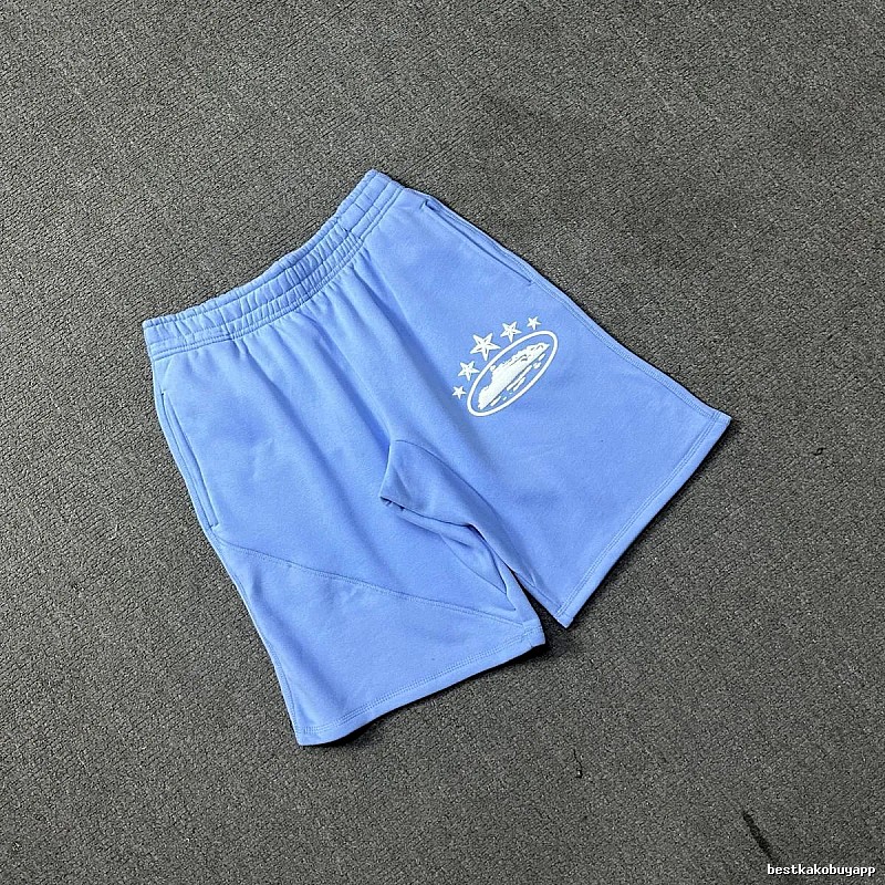 Corteiz casual light blue shorts