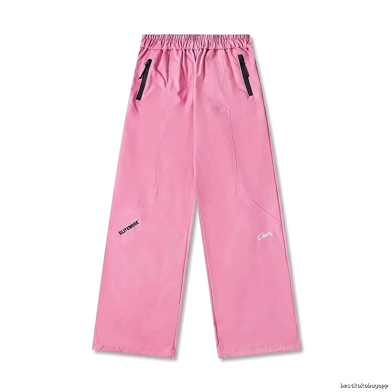 Corteiz Elitework Trendy and Cool Style Pink Pants