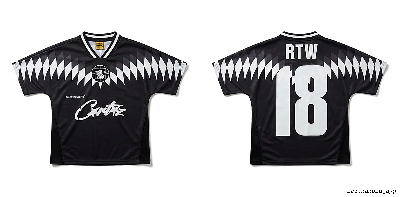 Corteiz RTW Series Black and White Wind Top