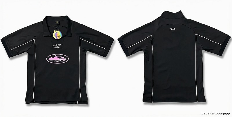 Corteiz sporty black short sleeves