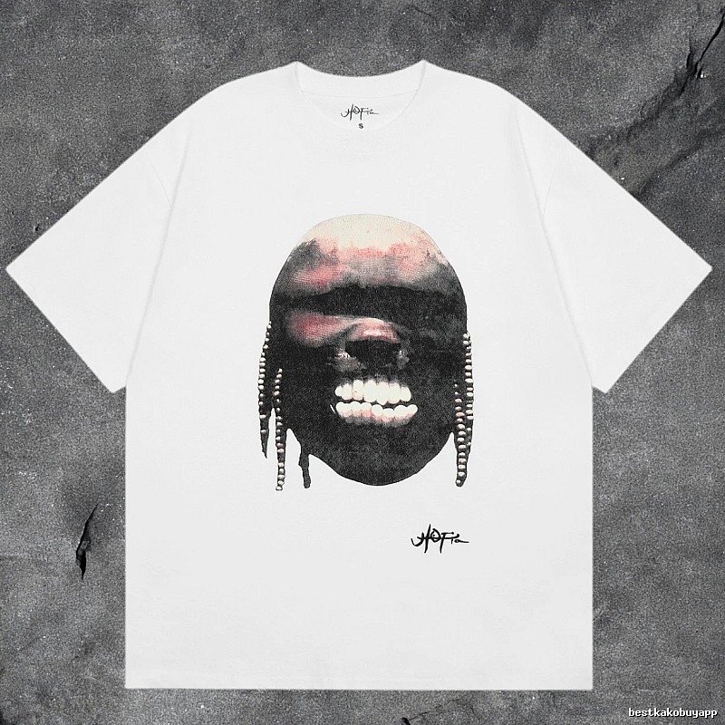 Denim Tears White Graphic T-Shirt Clean Colorway