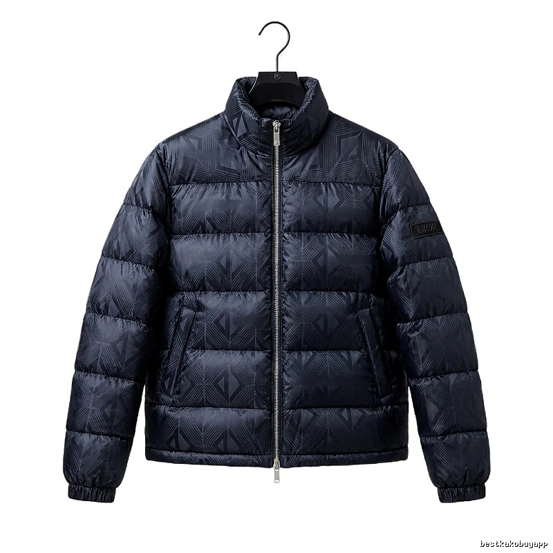 Dior quilted black down jacket