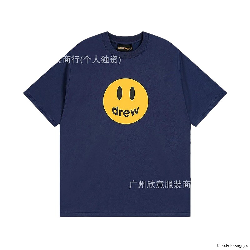 DREWHOUSE Smiley Street Style Navy Blue T-shirt