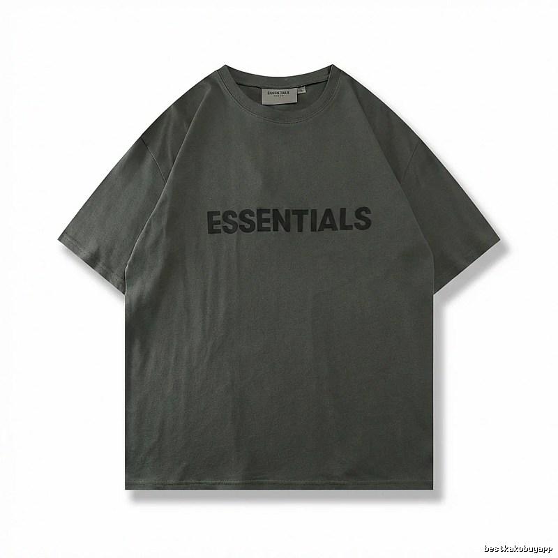 ESSENTIALS Basic Dark Grey T-shirt