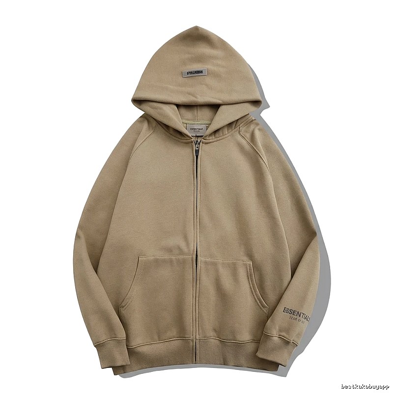 ESSENTIALS Basic Khaki Sweatshirt