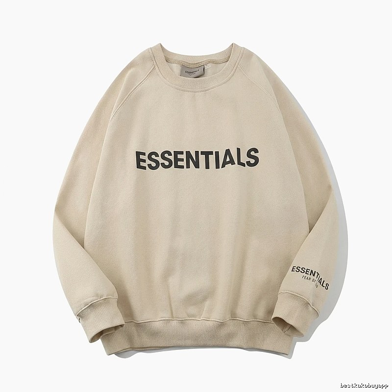 ESSENTIALS Basic Off-white Sweatshirt