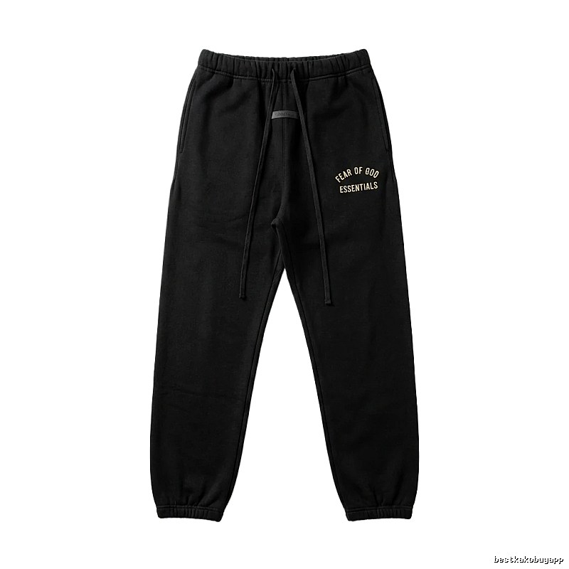 ESSENTIALS Black Casual Sweatpants