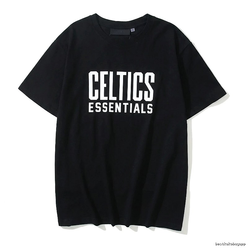 ESSENTIALS minimalist style black T-shirt