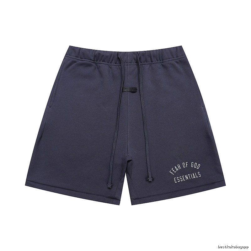 ESSENTIALS minimalist style dark gray shorts