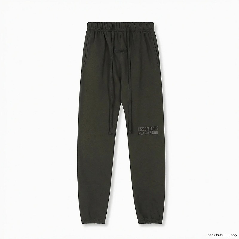 ESSENTIALS minimalist style dark gray sweatpants