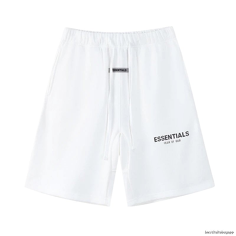 ESSENTIALS minimalist style white shorts