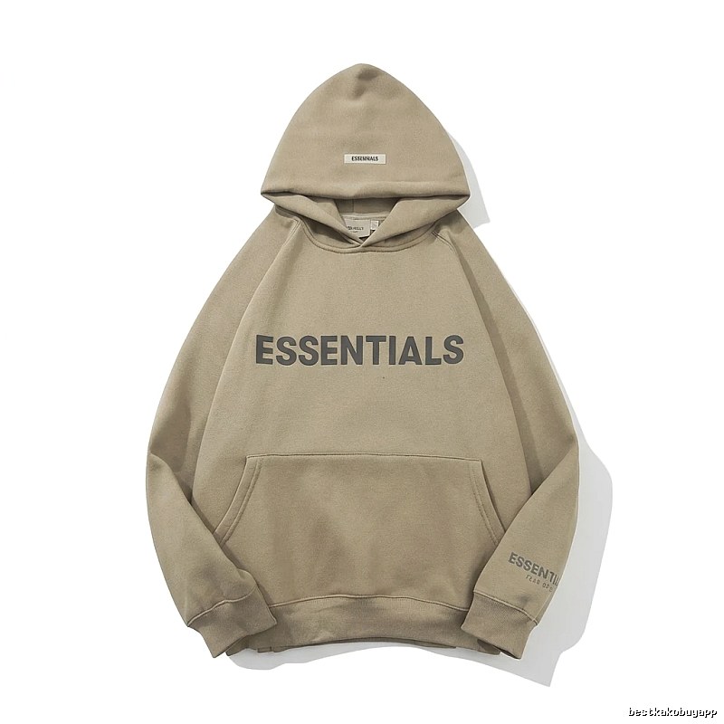 ESSENTIALS Simple Style Khaki Sweatshirt