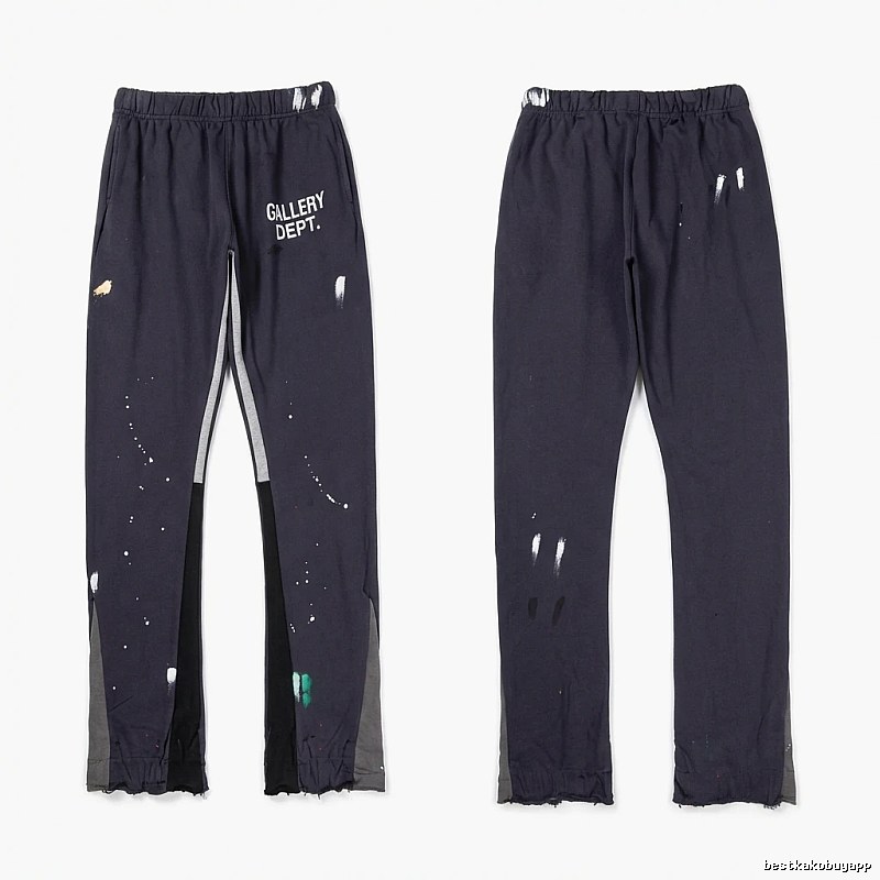 Gallery Dept Graffiti Style Black Pants