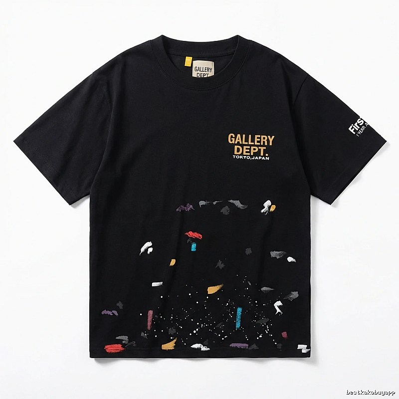 Gallery Dept Graffiti Style Black T-shirt