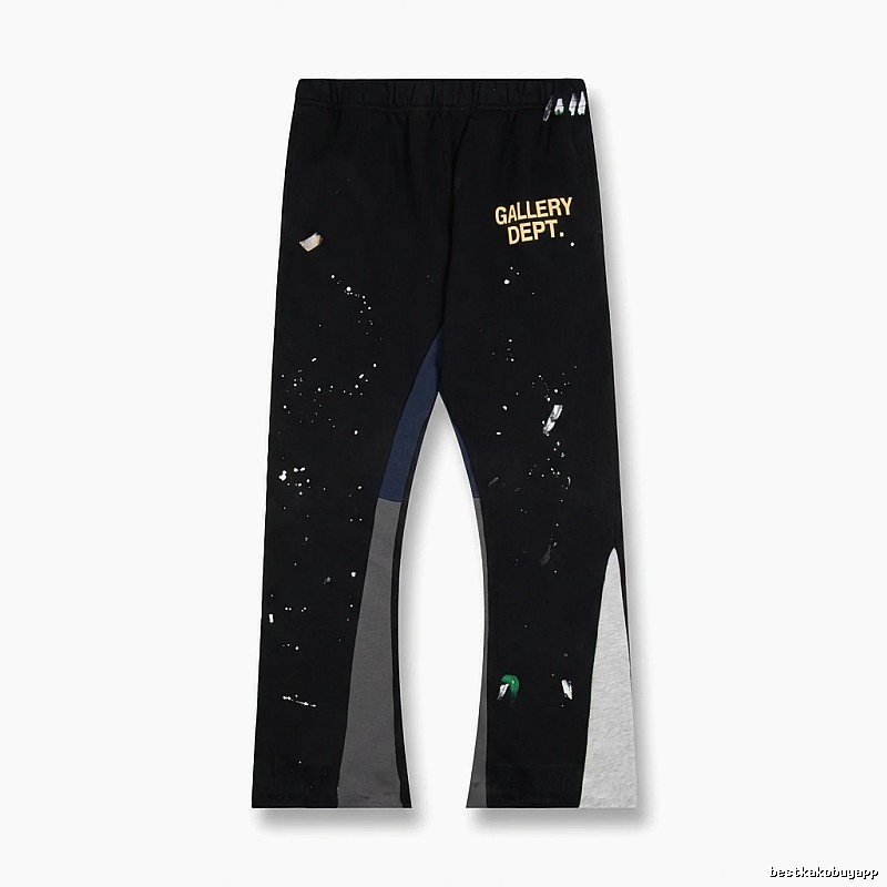 Gallery Dept Graffiti Style Black Trousers