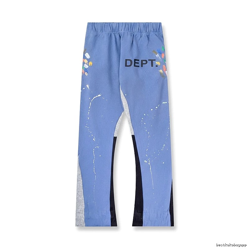 Gallery Dept Graffiti Style Blue Trousers