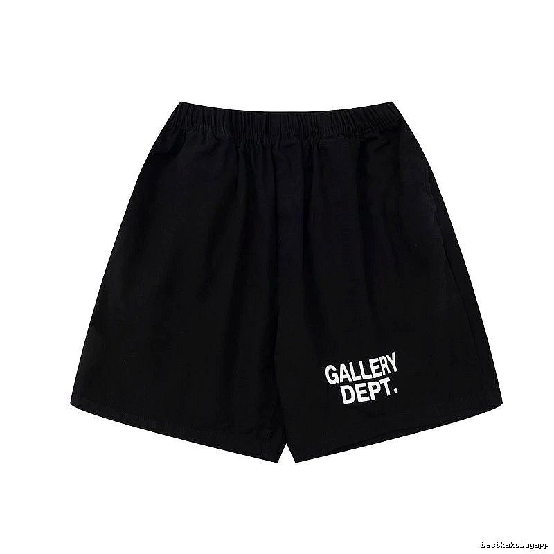 Gallery Dept minimalist style black shorts
