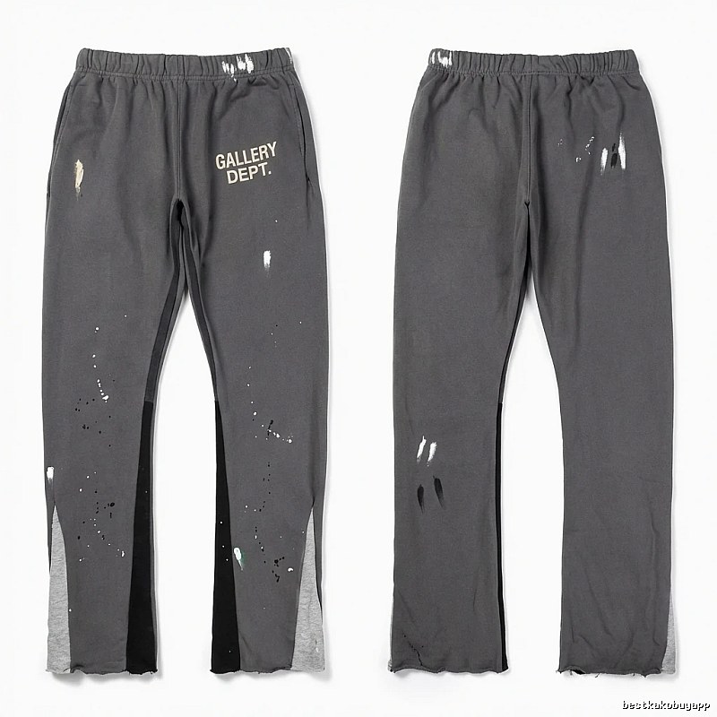 Gallery Dept Ripped Grey Sweatpants