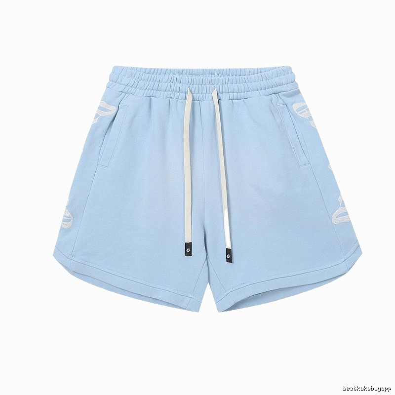 Godspeed Jacquard Street Style Light Blue Shorts