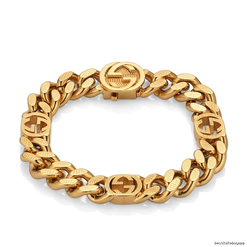 Gucci golden retro-style bracelet