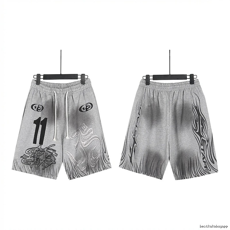 Hellstar dark style gray shorts