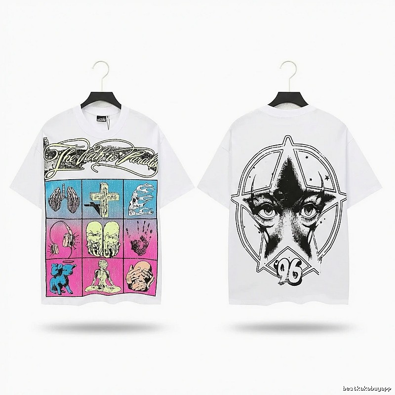 Hellstar Dark Trendy and Cool Style White T-shirt