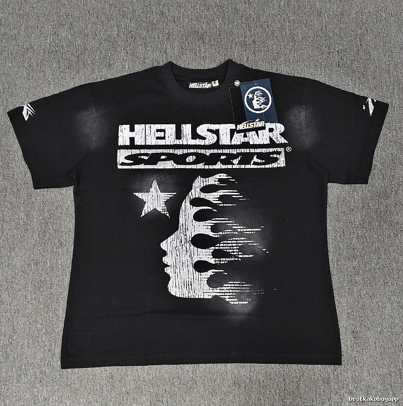 Hellstar Sports Street Style Black Short-sleeve T-shirt
