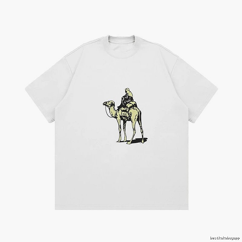 Hermes Classic Horse graphic T-shirt White Equestrian Artwork for Daily Styling