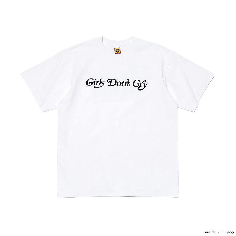 HUMAN MADE Co-branded Japanese Streetwear White Printed T-Shirt