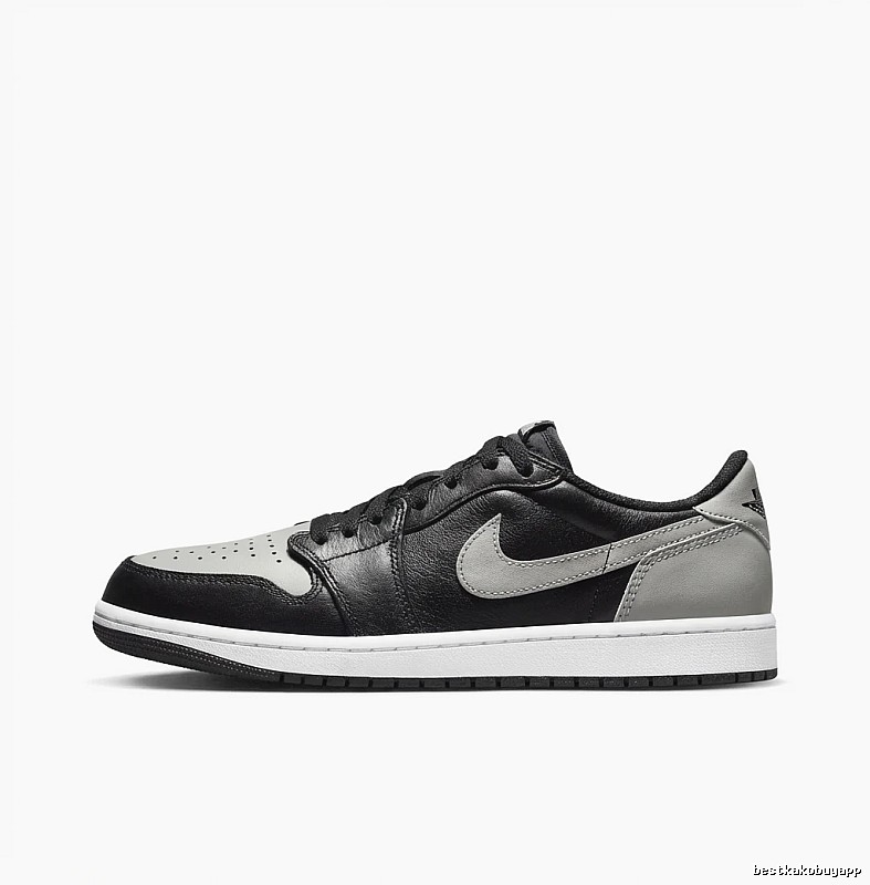 Jordan AJ1 black, white and grey trendy sneakers