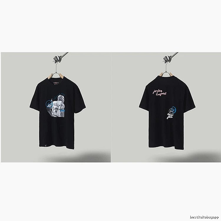 Jordan x TS Co-branded Street Style Black T-shirt