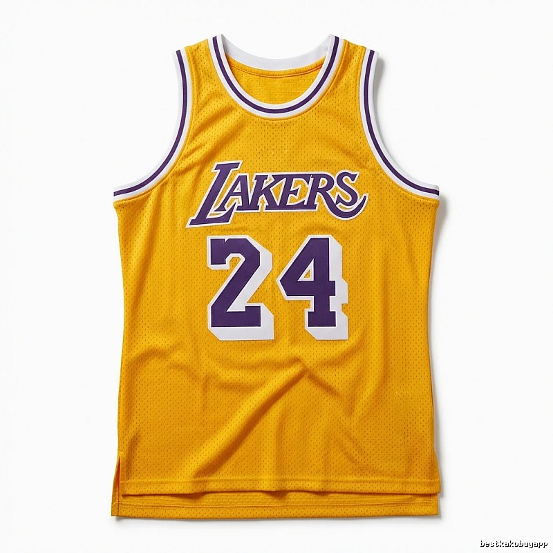 Kobe Lakers No. 24 yellow jersey