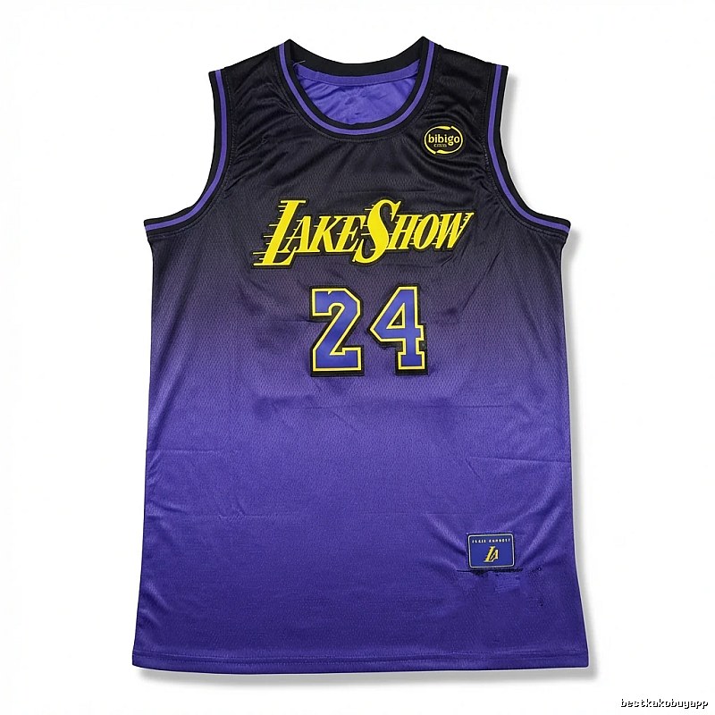 Lakers gradient-style basketball uniforms