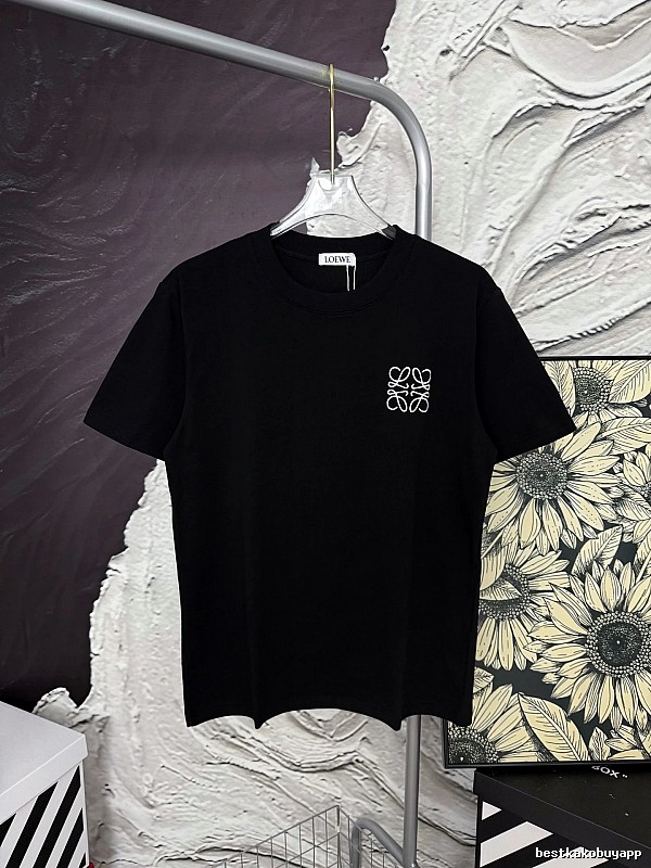 Loewe Casual Logo T-shirt Black Small Loewe for Streetwear Looks