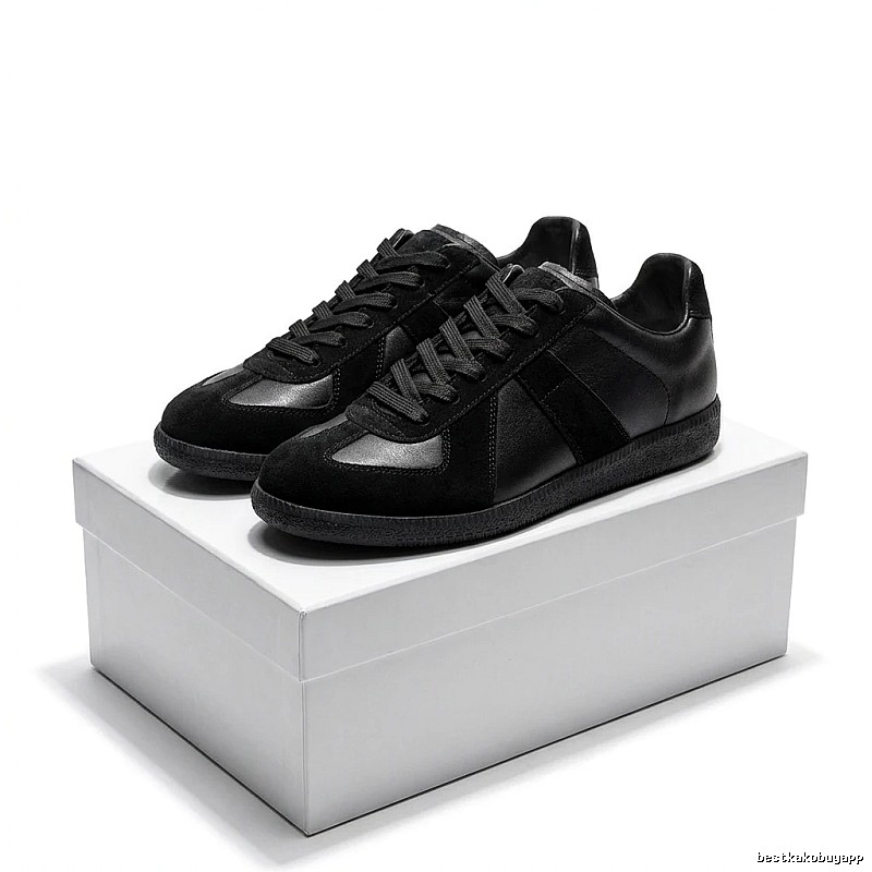 Maison Margiela minimalist black shoes