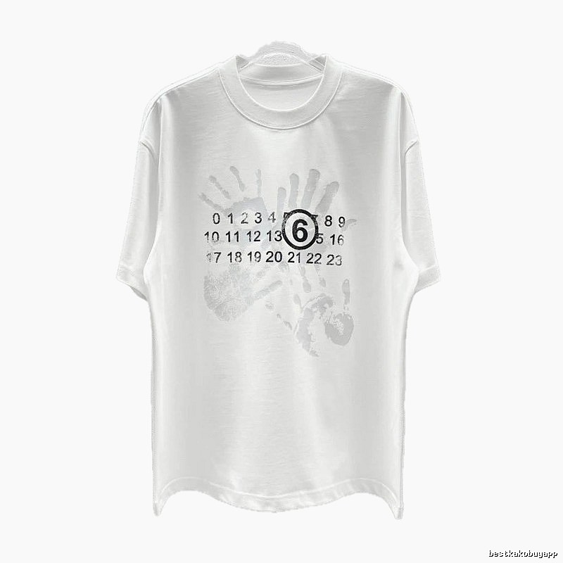 Maison Margiela MM6 Street Style White T-Shirt