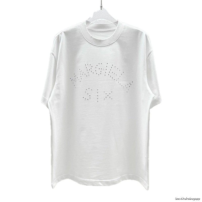 Maison Margiela MM6 Streetwear Style White Short-sleeve T-shirt