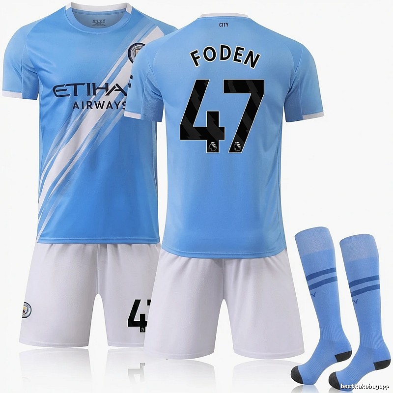 Manchester City Foden Series Sporty Blue Jersey