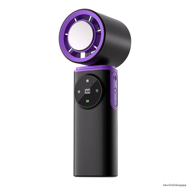 Mini Handheld Cooling Fan For Portable Airflow Gray Ice-compress Version