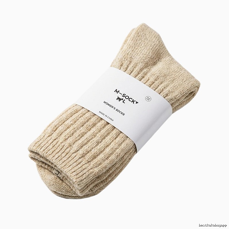 Miu Miu knitted-style beige socks