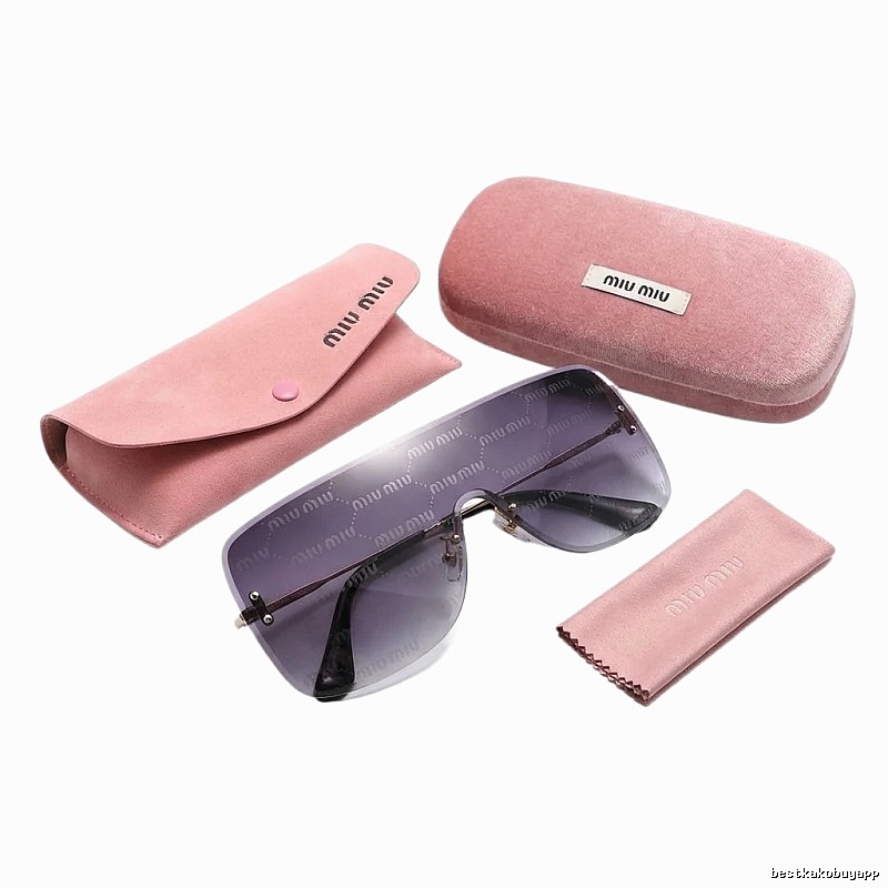 Miu Miu sunglasses gradient style dark gray